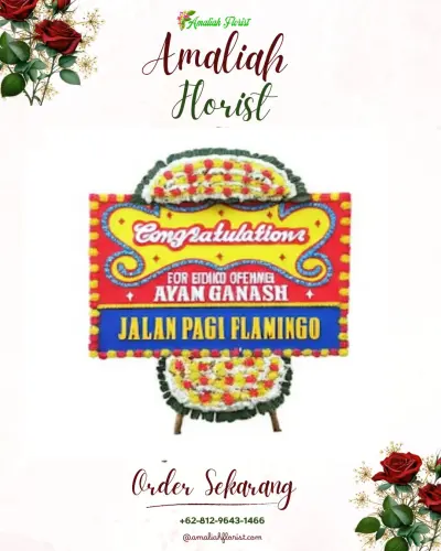 Bunga Papan Congratulation di Tamansari